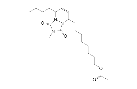2(N)-Methyl-1,3-dioxo-8-( 8'-acetoxyoctyl)-5-butyl-2,4,9-triazabicyclo[4.3.0(4,9)]non-6-ene