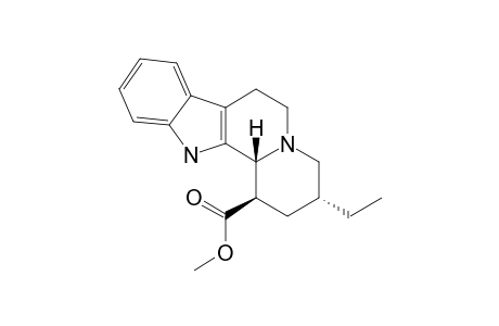 METHYL-3-ALPHA-ETHYL-1,2,3,4,6,7,12,12B-BETA-OCTAHYDROINDOLO-[2,3-A]-QUINOLIZINE-1-BETA-CARBOXYLATE