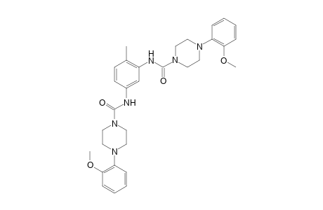 N,N'-(4-methyl-1,3-phenylene)bis(4-(2-methoxyphenyl)piperazine-1-carboxamide)
