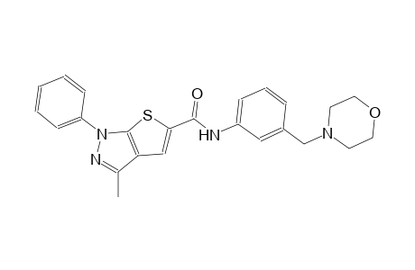1H-thieno[2,3-c]pyrazole-5-carboxamide, 3-methyl-N-[3-(4-morpholinylmethyl)phenyl]-1-phenyl-