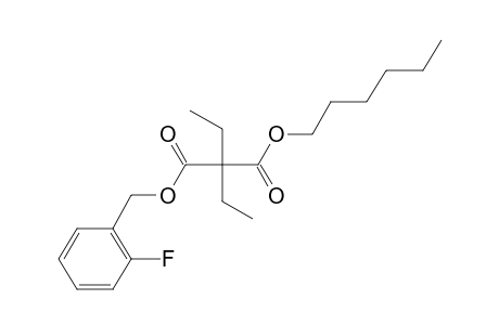 Diethylmalonic acid, 2-fluorobenzyl hexyl ester