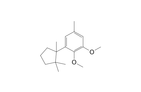 1,2-Dimethoxy-5-methyl-3-(1,2,2-trimethylcyclopentyl)benzene