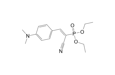 Diethyl (Z)-1-cyano-2-[4-(dimethylamino)phenyl]ethenylphosphonate