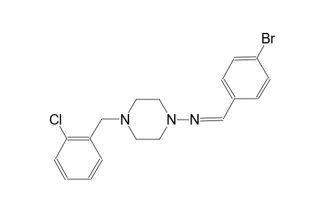 1-piperazinamine, N-[(Z)-(4-bromophenyl)methylidene]-4-[(2-chlorophenyl)methyl]-
