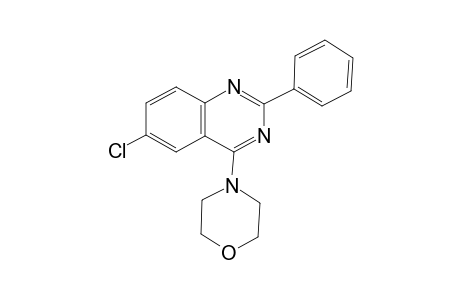 Quinazoline, 6-chloro-4-(4-morpholino)-2-phenyl-