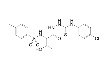 1-[3-Hydroxy-2-(4-methylbenzenesulfonamido)butanoyl]-4-(4-chlorophenyl)thiosemicarbazide