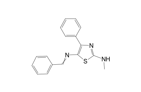5-[Benzylideneamino]-N-methyl-4-phenyl-1,3-thiazol-2-amine