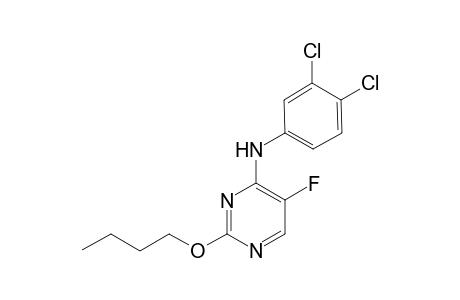 2-Butoxy-N-(3,4-dichlorophenyl)-5-fluoropyrimidin-4-amine
