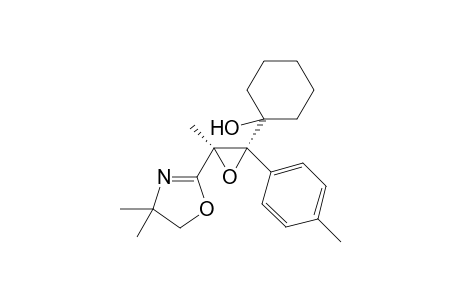 (R*,S*)-1,2-Epoxy-2-(4,4-dimethyl-2-oxazolin-2-yl)-1-(1-hydroxycyclohexyl)-1-p-tolylpropane