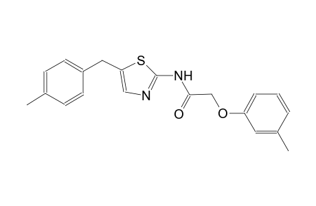 acetamide, 2-(3-methylphenoxy)-N-[5-[(4-methylphenyl)methyl]-2-thiazolyl]-