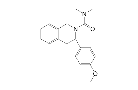 2-Dimethylaminocarbonyl-3-(4-methoxyphenyl)-1,2,3,4-tetrahydroisoquinoline