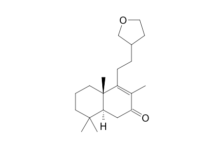 (4aS,8aS)-3,4a,8,8-tetramethyl-4-(2-tetrahydrofuran-3-ylethyl)-5,6,7,8a-tetrahydro-1H-naphthalen-2-one