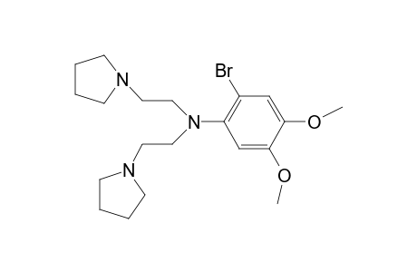 4-Bromo-5-[bis[N-pyrrolidinylethyl]amino]veratrole