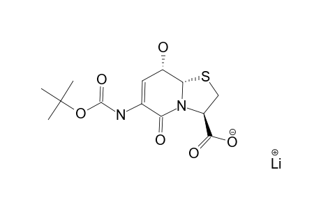 LITHIUM-(3R,8S,8A-S)-6,7-DIHYDROXY-5-OXO-5H-[1,3]-THIAZOLO-[3,2-A]-PYRIDINE-3-CARBOXYLATE