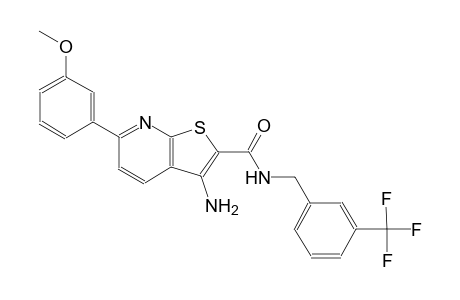 3-amino-6-(3-methoxyphenyl)-N-[3-(trifluoromethyl)benzyl]thieno[2,3-b]pyridine-2-carboxamide