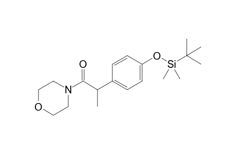 2-(4-((tert-Butyldimethylsilyl)oxy)phenyl)-1-morpholinopropan-1-one