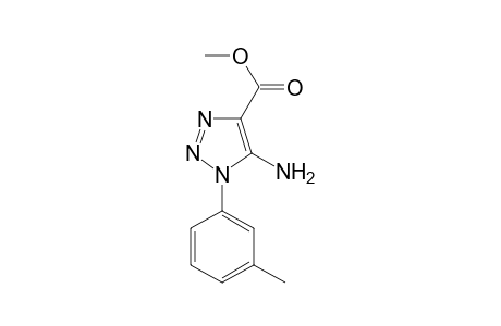 1H-1,2,3-Triazole-4-carboxylic acid, 5-amino-1-(3-methylphenyl)-, methyl ester