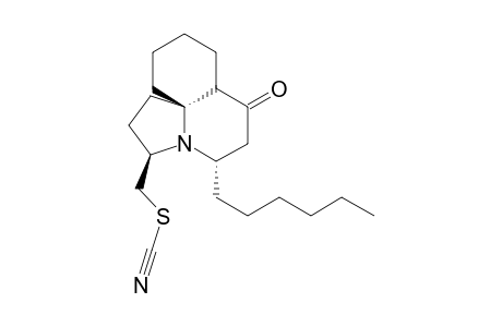 [(3R,5S,11aR)-5-hexyl-7-oxidanylidene-1,2,3,5,6,7a,8,9,10,11-decahydropyrrolo[2,1-j]quinolin-3-yl]methyl thiocyanate