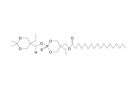 2-THIO-2-(2,2-DIMETHYL-5-ETHYL-1,3-DIOXAN-5-YL)-5-ETHYL-5-STEAROYLOXYMETHYL-1,3,2-DIOXAPHOSPHORINANE (ISOMER 2)