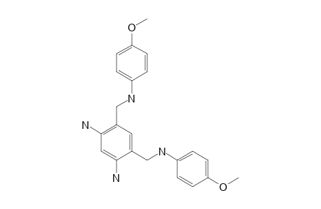 4,6-BIS-[(4-METHOXYPHENYLAMINO)-METHYL]-BENZENE-1,3-DIAMINE