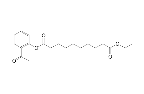 Sebacic acid, 2-acetylphenyl ethyl ester