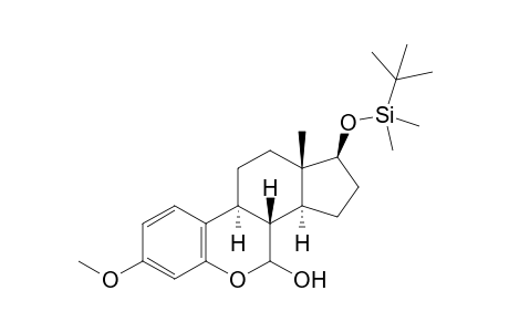 17.beta.-[(t-Butyldimethylsilyl)oxy]-3-methoxy-7-hydroxy-6-oxaestra-1,3,5(10)-triene