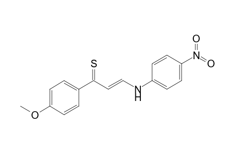 3-(4-Nitroanilino)-1-(4-methoxyphenyl)prop-2-en-1-thione
