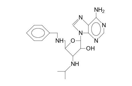 5'-Benzylamino-3'-isopropylamino-3',5'-dideoxy-adenosine