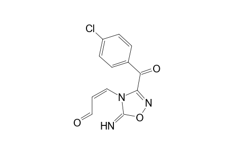 (Z)-3-[3-(4-Chloropbenzoyl)-5-amino-1,2,4-oxadiazol-4(5H)-yl]-2-propenal