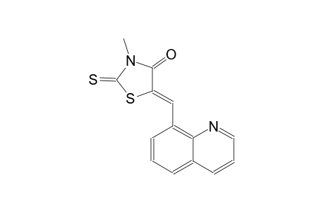 4-thiazolidinone, 3-methyl-5-(8-quinolinylmethylene)-2-thioxo-, (5Z)-