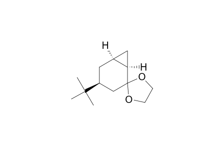 (1R,4S,6S)-4-(1,1-dimethyl-ethyl)bicyclo[4.1.0]heptan-2-one ethylene ketal