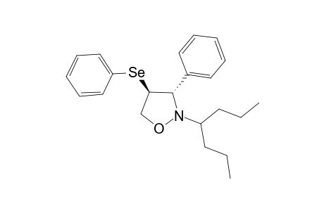 (3S,4S)-3-Phenyl-4-(phenylseleno)-N-(4-heptyl)isoazolidine