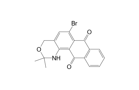 6-Bromo-2,2-dimethyl-1,2-dihydro-4H-anthra(1,2-D)(1,3)oxazine-7,12-dione