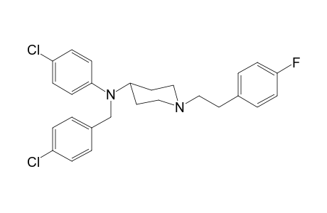 N-4-Chlorobenzyl-N-4-chlorophenyl-1-[2-(4-fluorophenyl)ethyl]piperidin-4-amine