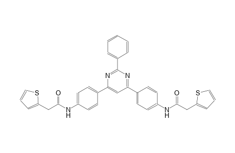 2-thiopheneacetamide, N-[4-[2-phenyl-6-[4-[[2-(2-thienyl)acetyl]amino]phenyl]-4-pyrimidinyl]phenyl]-