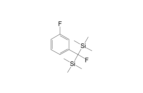1-Fluoro-3-[bis(trimethylsilyl)fluoromethyl]benzene
