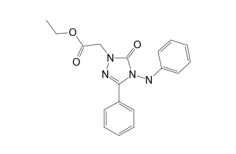 5-OXO-3-PHENYL-4-PHENYLAMINO-4,5-DIHYDRO-[1,2,4]-TRIAZOL-5-ON-1-YL-ACETIC-ACID-ETHYLESTER