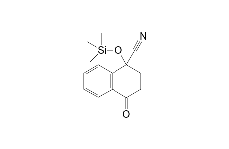 4-oxo-1-(trimethylsilyloxy)-1,2,3,4-tetrahydronaphthalene-1-carbonitrile