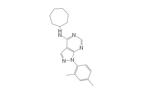 1H-pyrazolo[3,4-d]pyrimidin-4-amine, N-cycloheptyl-1-(2,4-dimethylphenyl)-