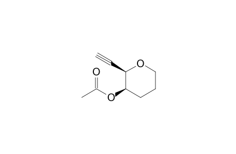 (2R*,3R*)-3-Acetoxy-2-ethynyltetrahydropyran