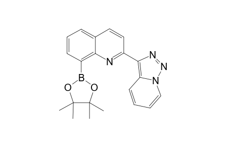 3-(Pyridin-2'-yl)-9-(4'',4'',5'',5''-tetramethyl-1'',3'',2''-dioxaborolan-2"-yl)-[1,2,3]-triazolo[1,5-a]quinoline