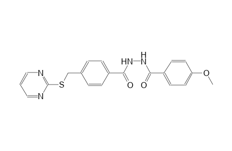 benzoic acid, 4-methoxy-, 2-[4-[(2-pyrimidinylthio)methyl]benzoyl]hydrazide