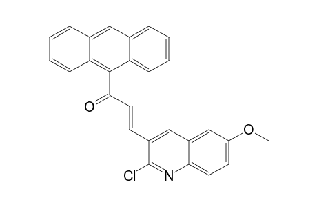 (2E)-1-(9-Anthryl)-3-(2-chloro-6-methoxyquinolin-3-yl)prop-2-en-1-one