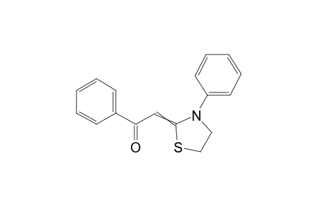 1-Phenyl-2-(3-phenylthiazolidin-2-ylidene)ethanone