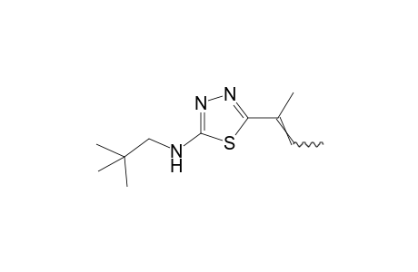 2-(1-methylpropenyl)-5-(neopentylamino)-1,3,4-thiadiazole