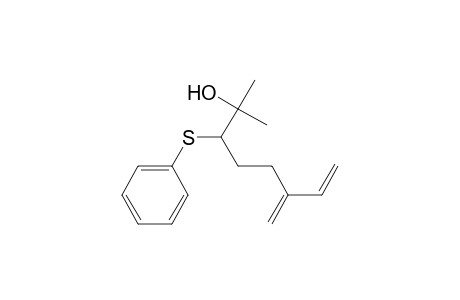 7-Octen-2-ol, 2-methyl-6-methylene-3-(phenylthio)-