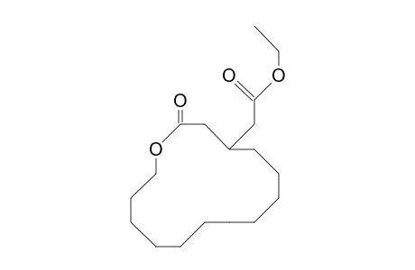 3-(Ethoxycarbonyl-methyl)-14-tetradecanoic acid, lactone
