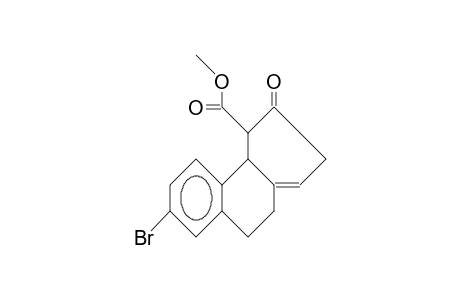 2-Carbomethoxy-10,11-(3-bromo-benzo)-bicyclo(5.4.0)undec-6-en-3-one