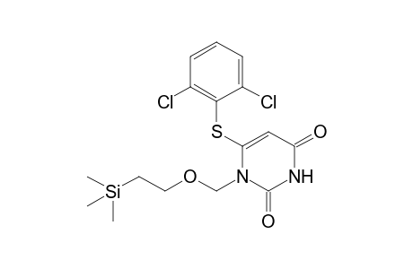 1-(2-Trimethylsilyl)ethoxymethyl-6-(2,6-dichlorophenylthio)uracil