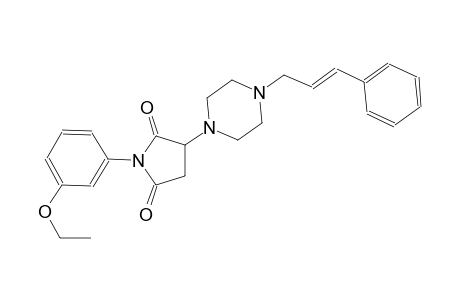2,5-pyrrolidinedione, 1-(3-ethoxyphenyl)-3-[4-[(2E)-3-phenyl-2-propenyl]-1-piperazinyl]-